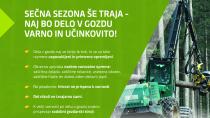 Poskrbimo, da bo delo v gozdu varno in učinkovito, pri obisku gozda pa spoštujmo gozdni bonton!