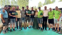 Ekipni zmagovalci 24. državnega sekaškega tekmovanja lastnikov gozdov so Nazarčani