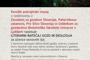 Priložnost za osnovnošolce: literarni natečaj Gozd in ekologija