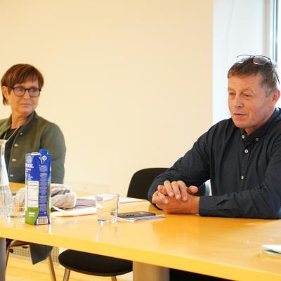 Direktor ZGS Franc Pogačnik in direktorica GIS dr. Nike Krajnc