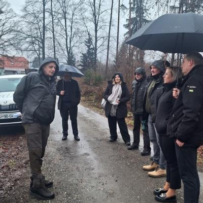 Predstavitev obnove gozdov in gozdne infrastrukture ZGS na Koro&scaron;kem ministrici Mateji Čalu&scaron;ić ob vladnem obisku