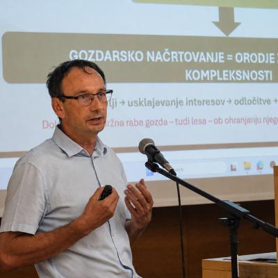 Posvet LEXSILVAE, pomočnik direktorja ZGS dr. Ale&scaron; Poljanec