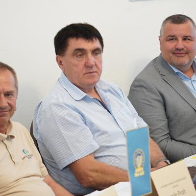 Predsednik KEUPS Jože Prah, župan Podčetrtka Peter Misja, direktor ZGS Gregor Danev