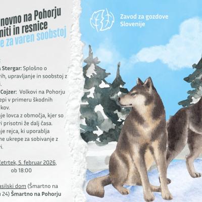 Volk ponovno na Pohorju &ndash; miti in resnice, &Scaron;martno na Pohorju