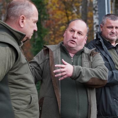 Branislav Stankov (JP Vojvodina&scaron;ume), Andrej Križ in Gregor Danev