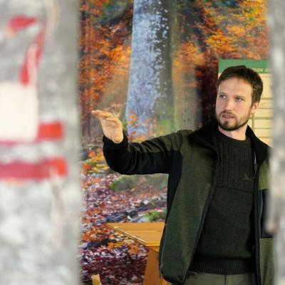 Matej Bartol, Sektor za načrtovanje razvoja gozdov, med predstavitvijo